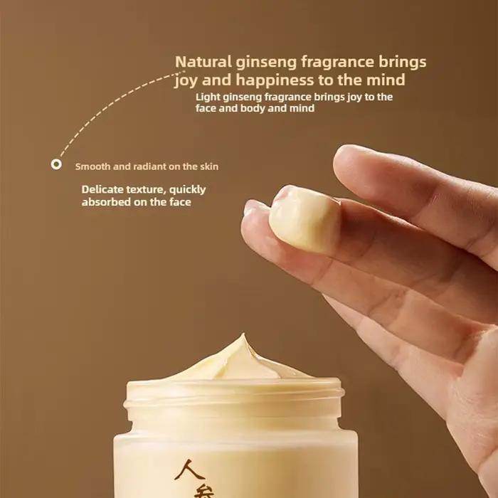 Crème pour le visage au ginseng chinois