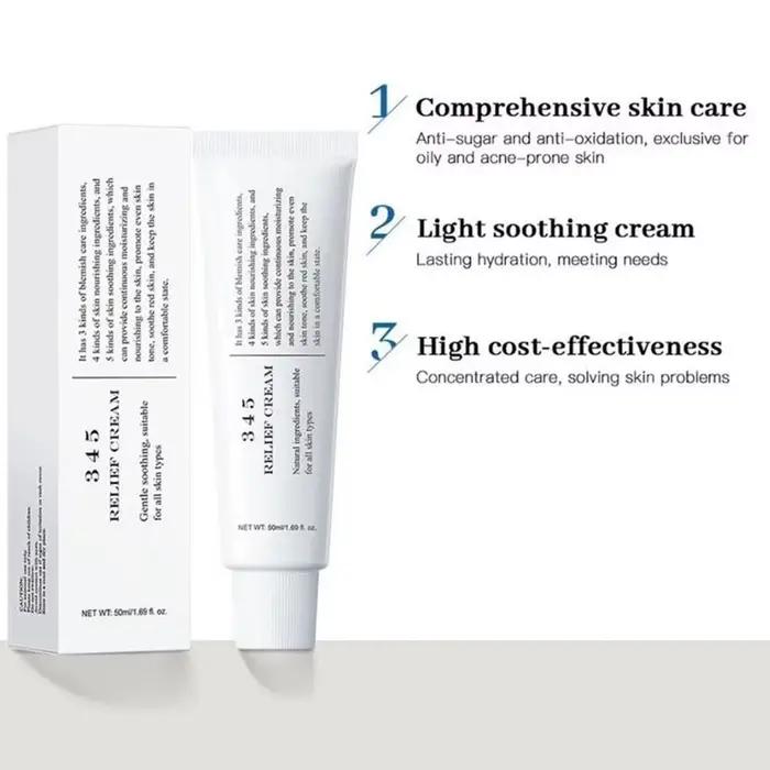 Crème Visage Antioxydante 345 : Renforce la Barrière Cutanée