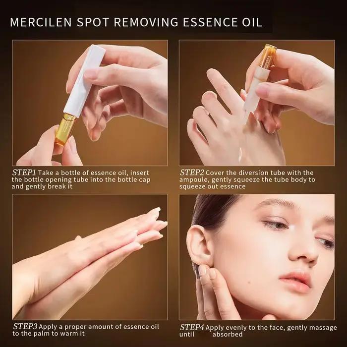 1/2 Boîte Mercilen 377 Essence Éclaircissante pour la Peau