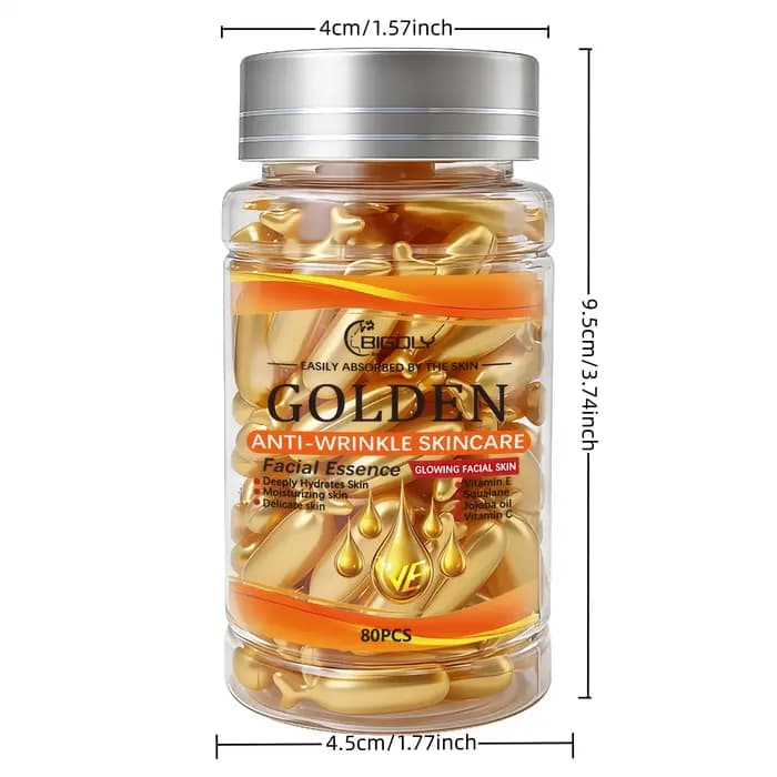 80 capsules de sérum anti-rides pour le visage