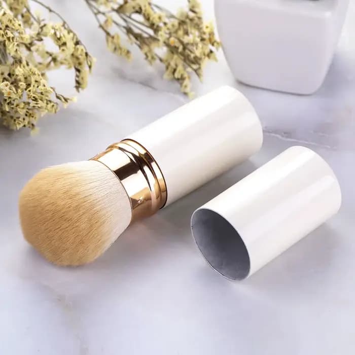 1 pièces pinceaux de maquillage professionnels fard à joues rétractable poudre fond de teint visage correcteur Kabuki