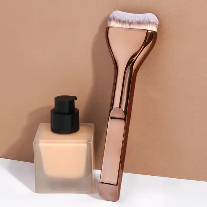 Pinceau de fond de teint professionnel - Poils en nylon doux