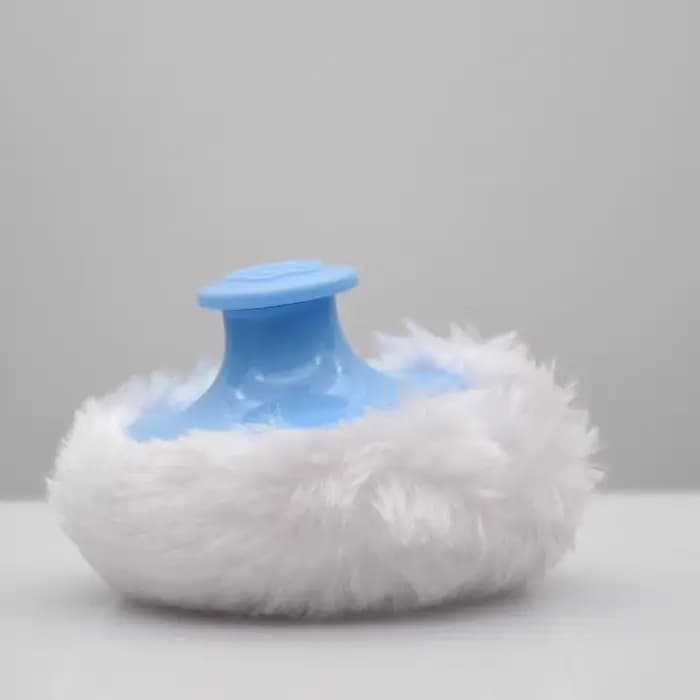 Boîte mignonne de talc PP de bouffée de poudre de visage et de corps de bébé 1 pièces rose