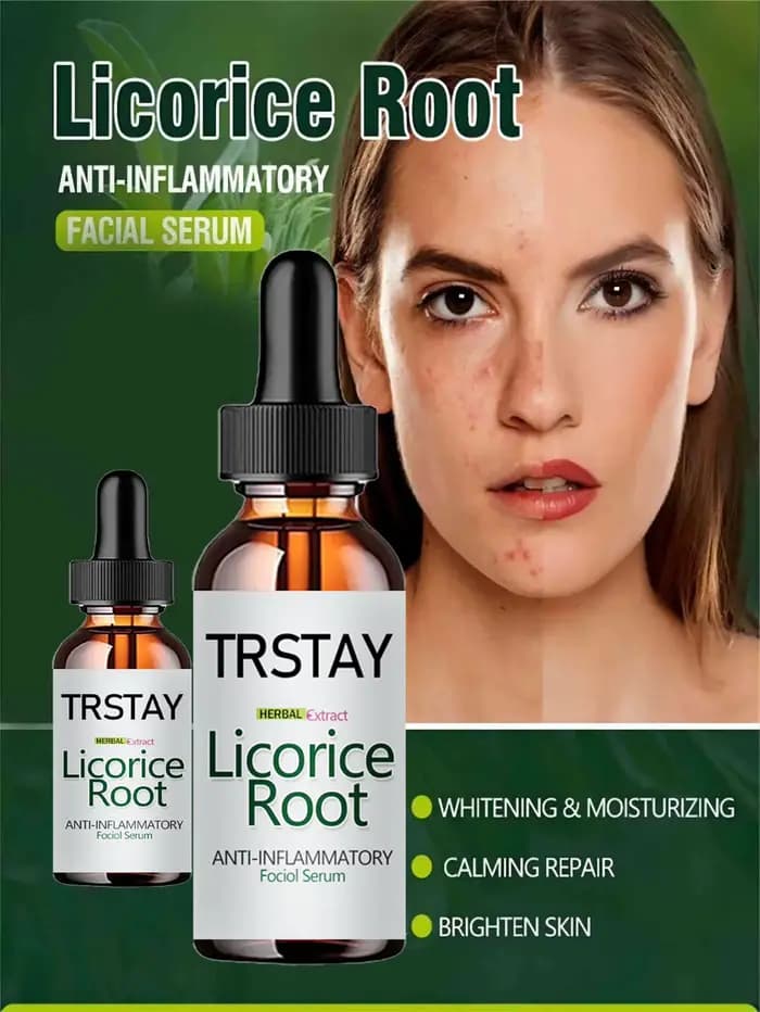 Extrait d'herbes réglisse essence anti-inflammatoire soin en profondeur