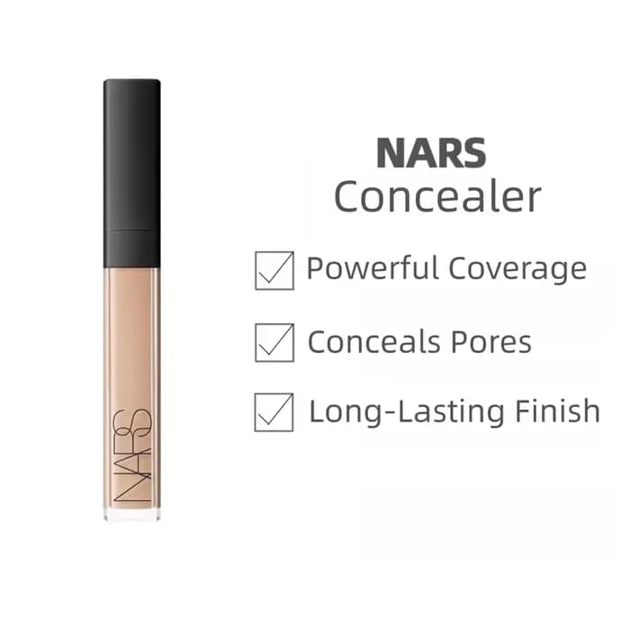 NARS Radiant Creamy Concealer Vanille 1232 | maquillage du visage | Couverture éclaircissante pour les cernes | Formule