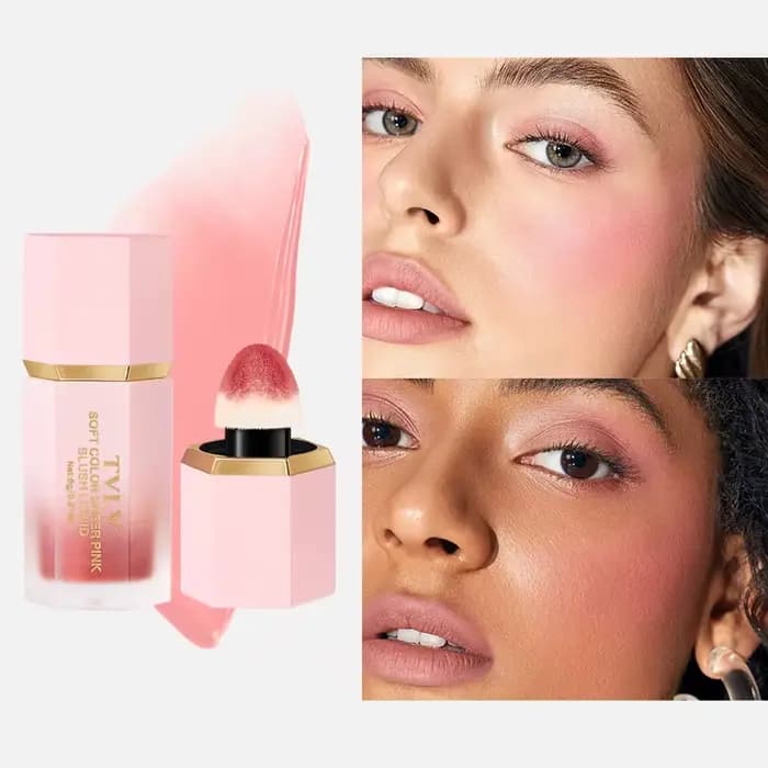 Crème de blush liquide 6 couleurs