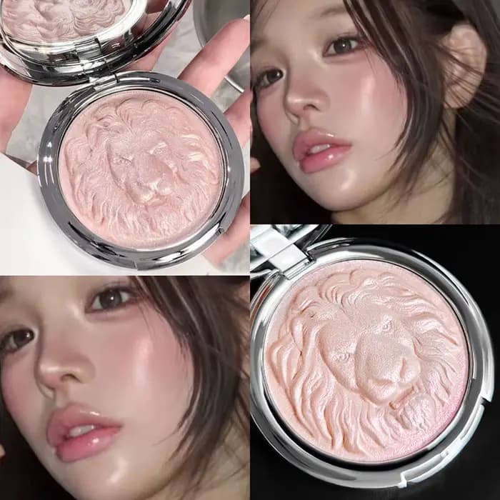 Palette de surligneurs rose diamant scintillant