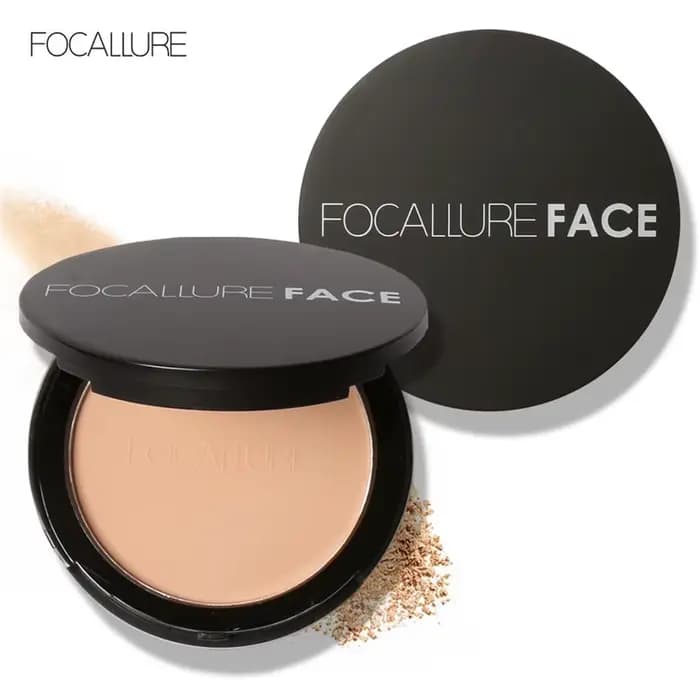 FOCALLURE 3 couleurs maquillage poudre pour le visage éclaircir contrôle de l'huile