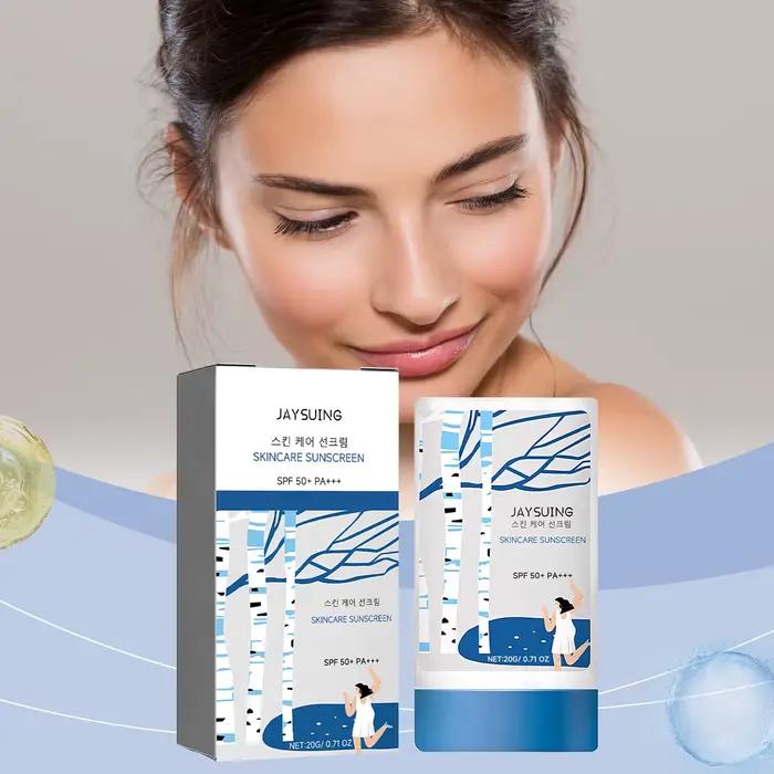 Bâton de Protection solaire SPF50 pour Peau Hydratée et Matifiée, Contrôle de L'Huile et Réparation des Coups de Soleil Occasions Extérieures et Cadeaux Idéals
