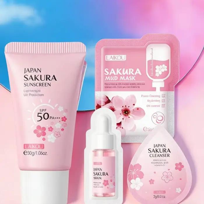 Crème solaire hydratante Laikou Sakura SPF50