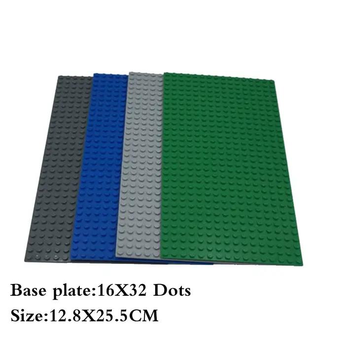 Plaques de base classiques 32x32 16x32 16x16 points, blocs de construction, briques, plaques de base DIY, planches en plastique, jouets de construction