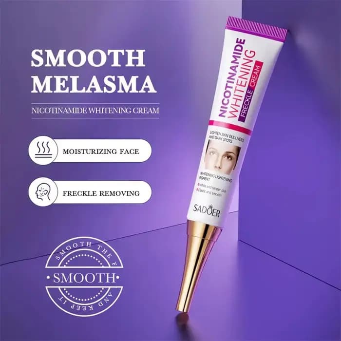 Crème blanchissante et anti-taches de rousseur pour le visage