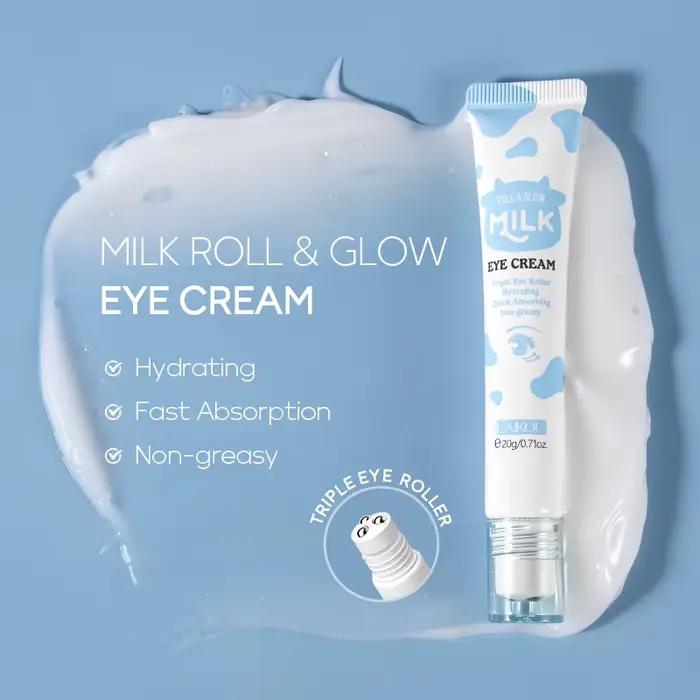 LAIKOU – crème pour les yeux en rouleau de lait et brillant