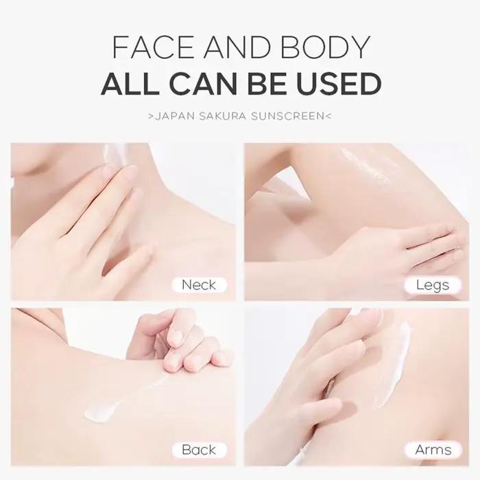 Crème solaire hydratante Laikou Sakura SPF50