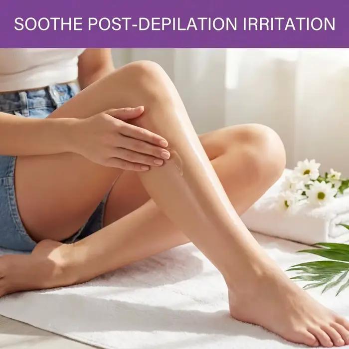 Sérum Apaisant et Éclaircissant Post-Épilation pour une Peau Hydratée