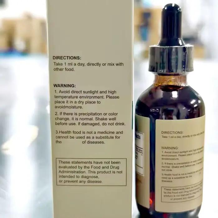 Gouttes liquides pour drainage lymphatique 59 ml - Formule naturelle à base de plantes