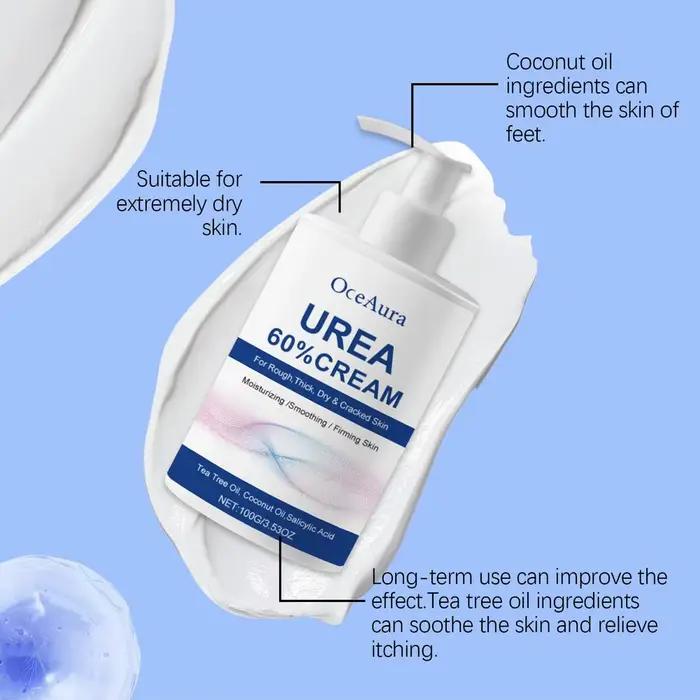 Crème pour les pieds à l'urée