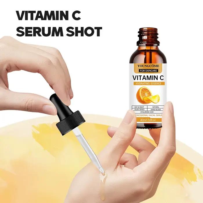 Vitamine C Essence pour le visage dissolvant de taches foncées réparation Anti-âge