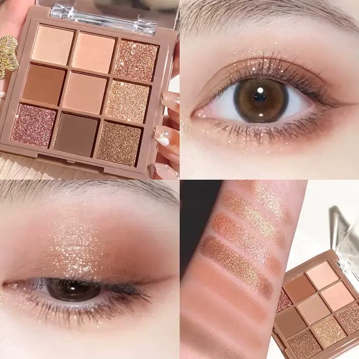 Palette Luxueuse de Fards à Paupières de 9 à 18 Couleurs