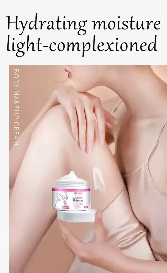 Crème éclaircissante pour le visage et le corps