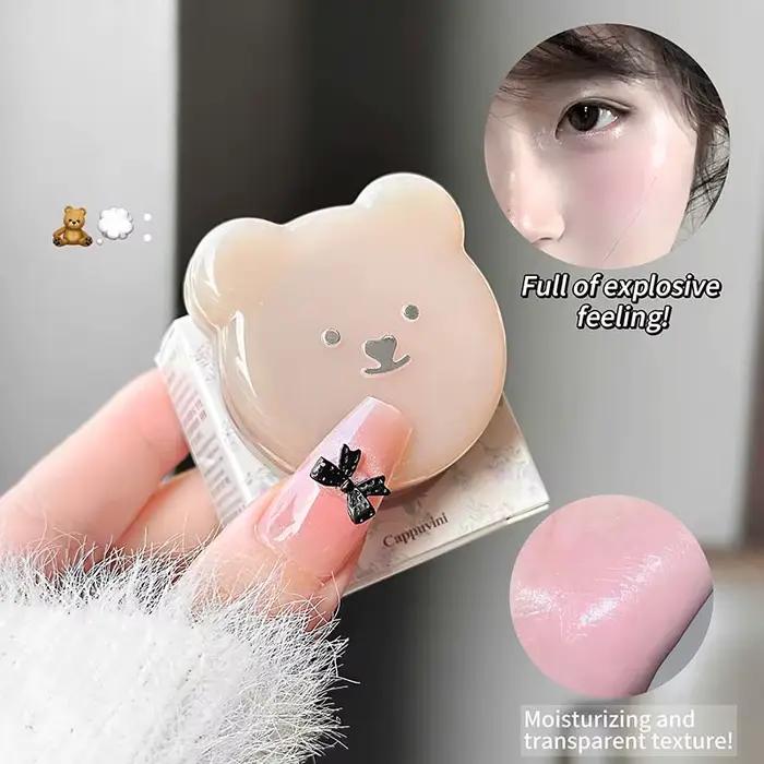 Mignon ours eau lumière Blush crème vitalité rose hydratant surligneur visage fard à joues facile à appliquer Rouge