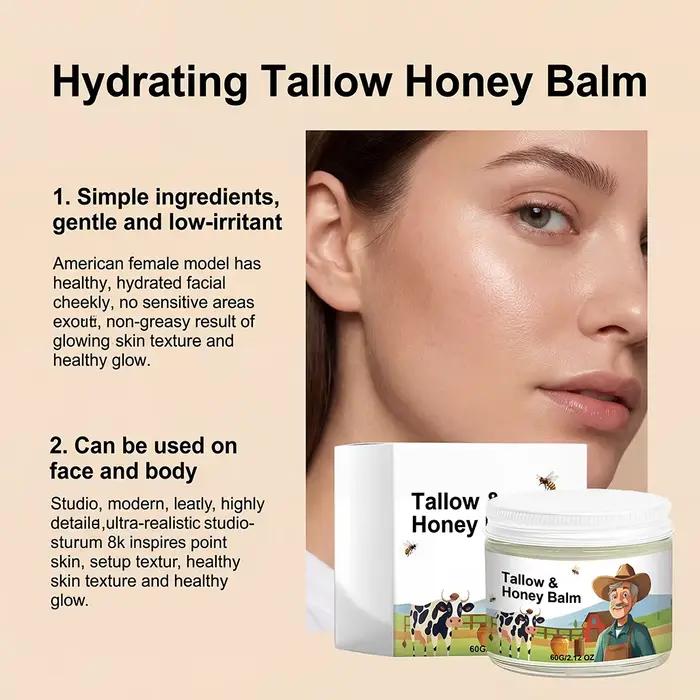 Baume Hydratant au Suif et au Miel – Nourrissant