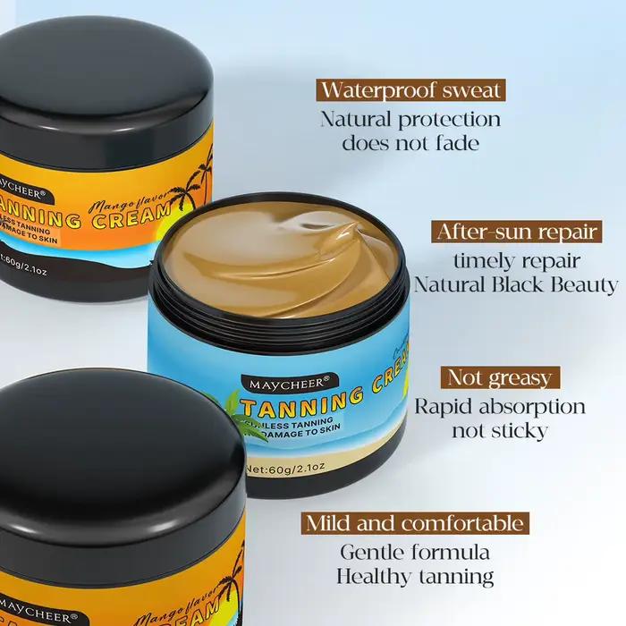 Crème bronzante naturelle