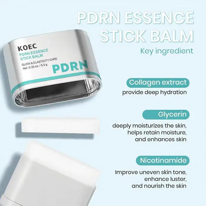 Baume en stick PDRN hydratant et illuminateur pour le visage