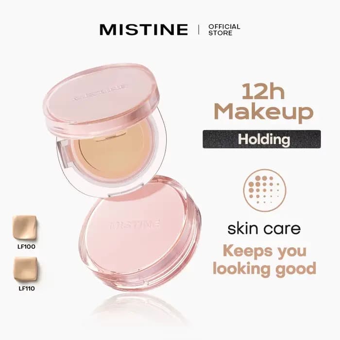 Mistine Foundtion coussin d'air avec finition rosée naturelle maquillage hydrater nourrir crème en poudre pour peau combinée 13g 1 pièce