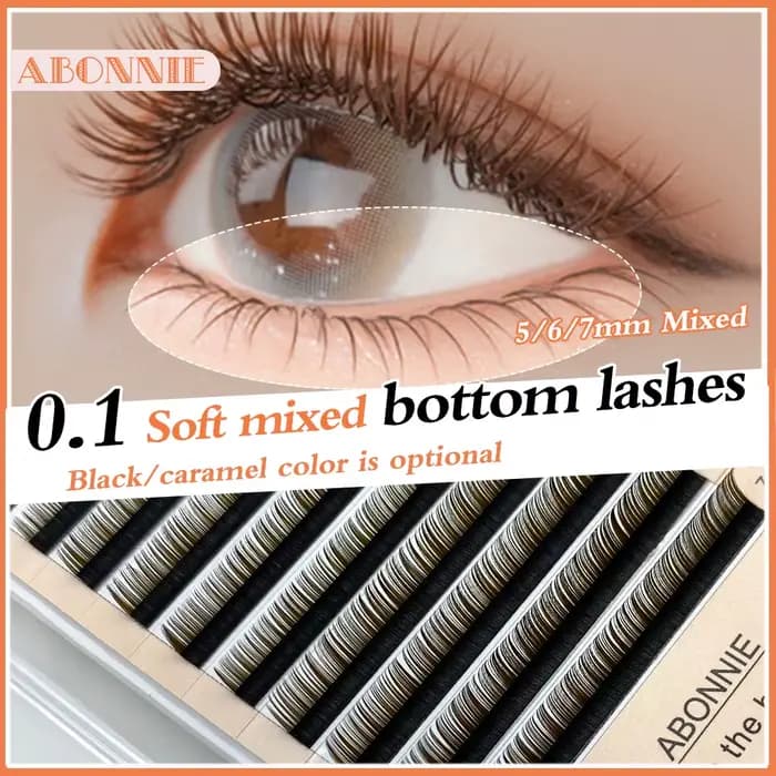 ABONNIE Extensions de cils inférieurs individuels