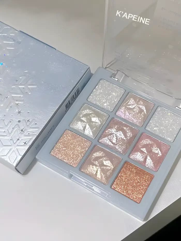 Palette de flocon de neige de Noël pour 9 documents
