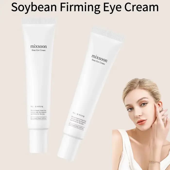 Crème raffermissante pour les yeux au soja