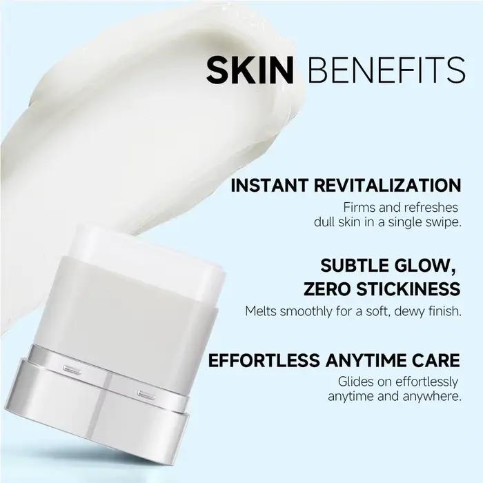 Baume en stick PDRN hydratant et illuminateur pour le visage