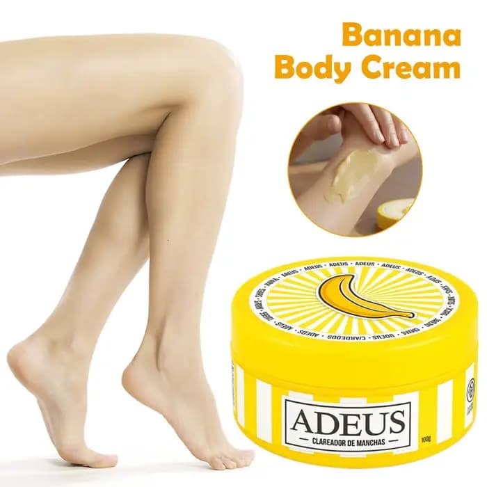 Crème éclaircissante à l'extrait de banane ADEUS avec vitamine E et beurre de karité