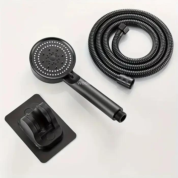 Robinet d'évier de salle de bains, pomme de douche haute pression, 5 Modes réglables avec tuyau d'économie d'eau, arrêt à une touche, accessoires de salle de bains