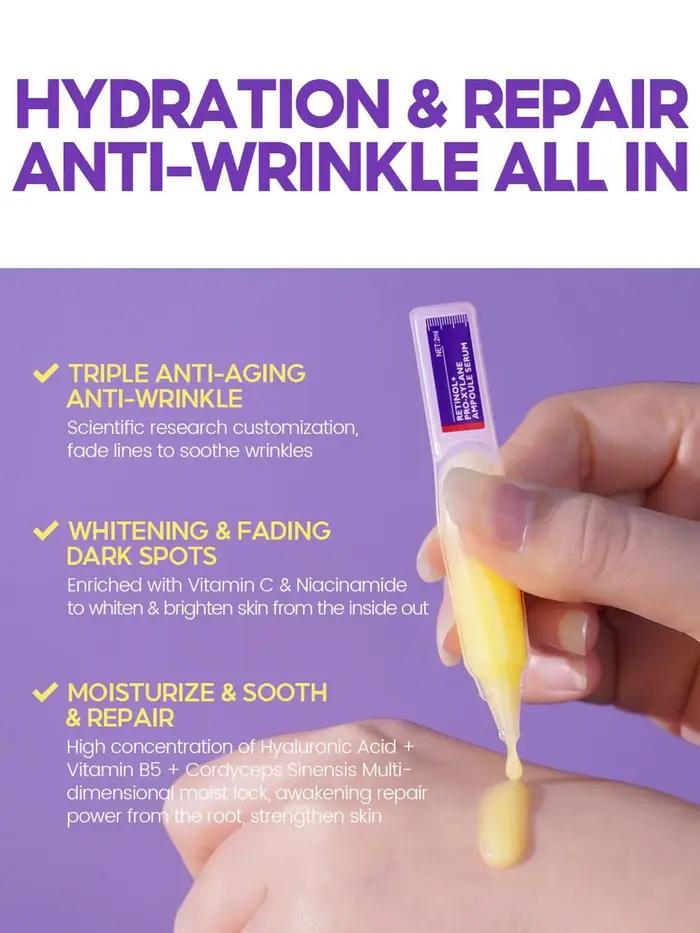 Rétinol Anti-âge raffermissant peau Essence pro-xylane Anti-rides sérum estompe les taches hydratant enlever les rides réduire les ridules