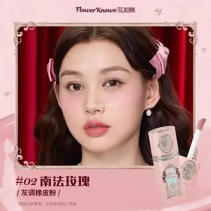 Fleur sait fraise Cupidon liquide Blush longue durée hydratant facile maquillage