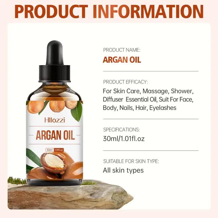 Huile essentielle d'argan pour le cuir chevelu
