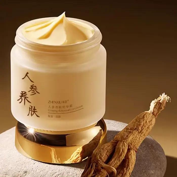 Crème pour le visage au ginseng chinois