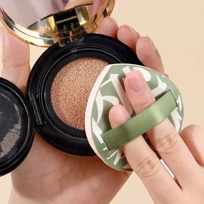 1-10 pièces Super épais doux bouffées de maquillage grand coton velours poudre bouffée liquide fond de teint éponge