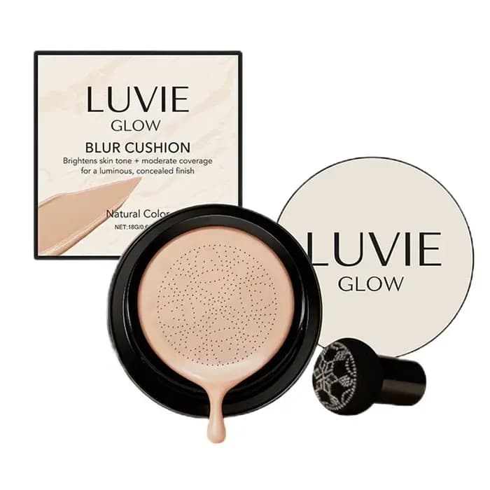 LUVIE GLOW hydratant champignon coussin d'air BB crème fond de teint éclaircissant imperméable avec correcteur Base de maquillage quotidien coréen