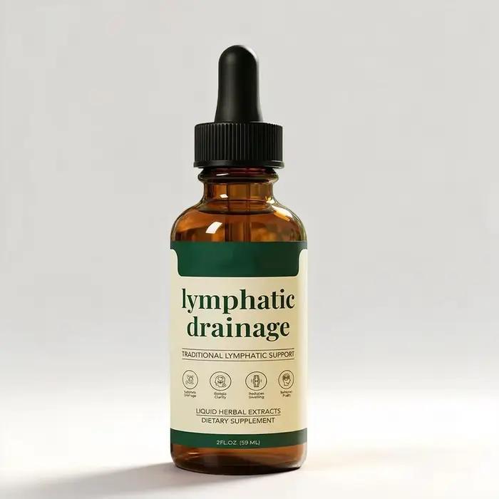 Gouttes de drainage lymphatique 59 ml – Formule naturelle à base de plantes pour l'élimination des toxines