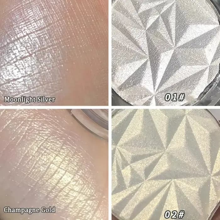 Palette de surligneurs éclaircissants pour le visage