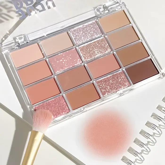 JUJU DREAM Palette de fards à paupières ton terre 16 couleurs