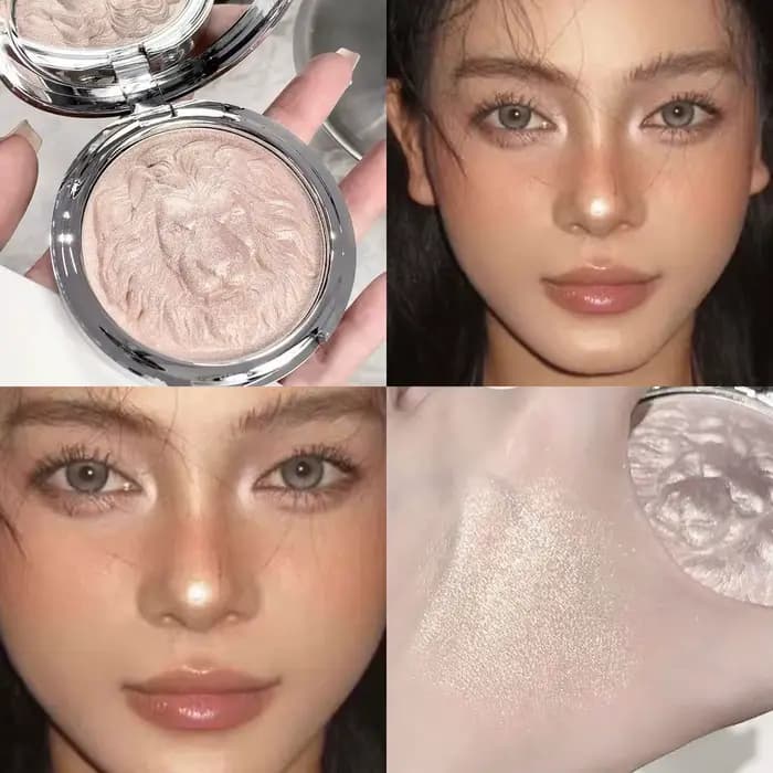 Palette de surligneurs rose diamant scintillant