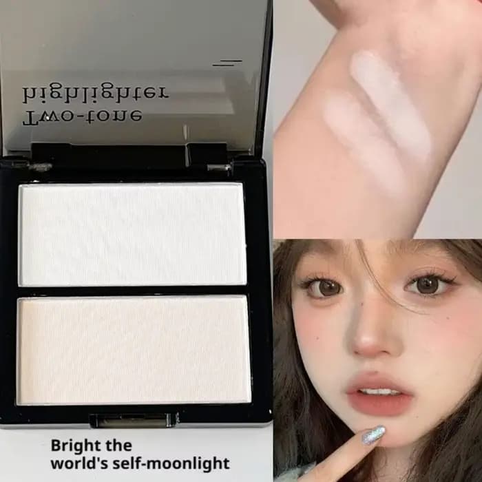 Surligneur bronzant pour poudre pour le visage