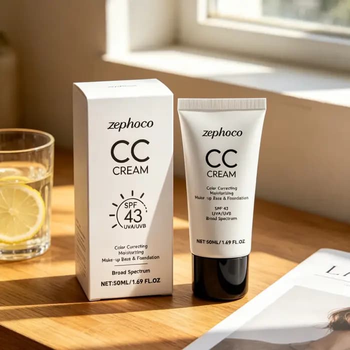 Crème CC Zephoco, couvre les imperfections