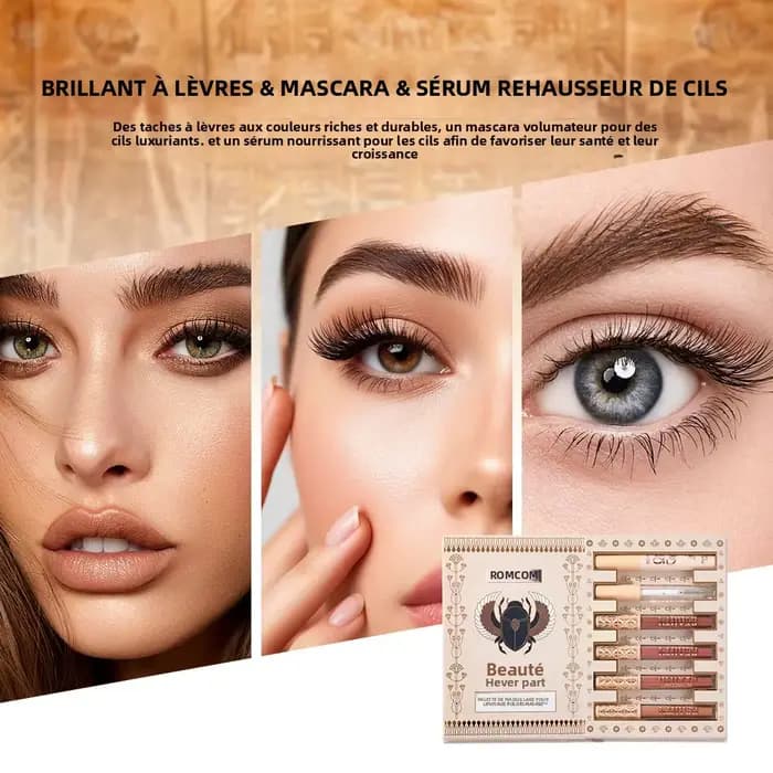 Kit de maquillage complet de style égyptien de qualité supérieure