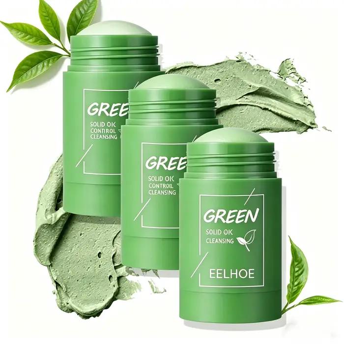 Bâtonnet d'argile au thé vert pour le visage