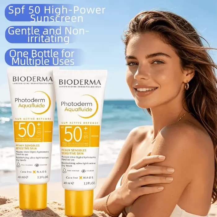 Crème solaire éclaircissante BIODERMA Corée 40g SPF50+ Protection UV Hydratante Texture rafraîchissante et non collante pour le visage et le corps